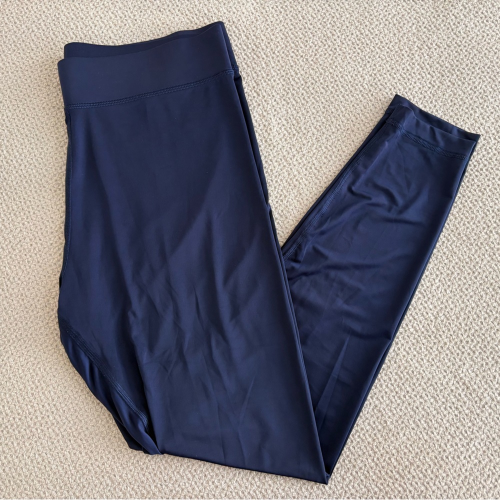 Lands' End Deep Navy Base Layer Leggings